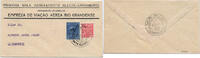 Briefmarken Brasilien 1932 First Flight Erstflug Varig Porto Alegre - Livramento / -
