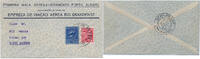 Briefmarken Brasilien 1932 First Flight Erstflug Varig Livramento - Porto Alegre Brief/ -