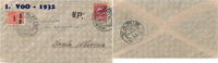 Briefmarken Brasilien 1932 First Flight Erstflug Varig Porto Alegre - Santa Maria Brief/1347 -
