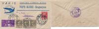 Briefmarken Brasilien 1932 First Flight Erstflug Varig Porto Alegre - Uruguayana Brief/1348 -