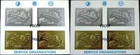 Briefmarken Mongolei Mongolia Wale Schmetterlinge Dinos 2471-2 B Proof Kleinbogen / 34 -