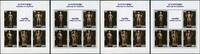 Briefmarken Cambodia Kambodscha 2016 Götterstatuen der Khmer Buddha Kulturerbe Blocks A B -