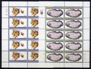 Briefmarken Armenien Armenia Mineralien Minerals Gesteine Stones 347-48 Kleinbögen MNH -