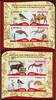 Briefmarken Mongolei 2022 Rotes Buch Tiere Vögel Kamel Fisch Eidechsen Ungezähnt Imperf MNH -