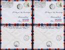 Briefmarken Kambodscha Khmere Erstflugbrief FFC RAC Phnom-Penh > Savannakhet Laos / 41 -
