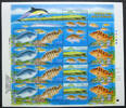 Briefmarken Korea Süd Fische Fishes Poissons Pesci Marado 2541-2544 Kleinbogen MNH -