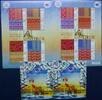 Briefmarken Indonesien Indonesia Textilien III Folklore Trachten Gezähnt und Ungezähnt -