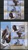 Briefmarken Kirgisien Kyrgyzstan Greifvögel Birds of Prey Jagd Falken Falcons MNH -