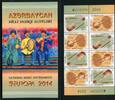 Briefmarken Aserbaidschan Azerbaijan CEPT Musik Musikinstrumente 1039-39 Markenheft MNH -