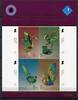 Briefmarken Thailand Vogelfiguren Kunsthandwerk Crafts Birds Block 214 B Imperf MNH -