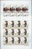 Briefmarken China PRC 2016-24 Xuanzang Mönch Buddhismus Religion Pilger 4828-4829 Bogen MNH -