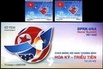 Briefmarken Vietnam Gipfeltreffen USA Korea Flaggen Politik A & B Plus Markenheft MNH -