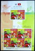 Briefmarken Korea Süd Masken Gemeinschaftsausgabe Hong Kong 2682-83 Kleinbogen MNH -