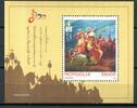 Briefmarken Mongolei Mongolia Heerführer Reiter Pferd Horse Seide Silk Block 366 MNH -