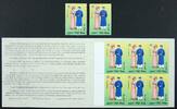 Briefmarken Vietnam ASEAN Trachten Brauchtum Wirtschaft Politik A & B & Markenheft MNH -