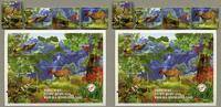 Briefmarken Vietnam Tiere Nationalpark Vogel Gecko Insekt Ungezähnt Postfrisch MNH -