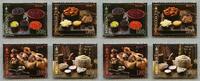 Briefmarken Mongolei Mongolia Traditionelle Speisen Essen Esskultur 4035-4038 MNH -