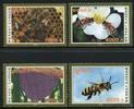 Briefmarken Laos Lao Hongbienen Honey Bees Insekten Insects 2076-2079 Postfrisch MNH -