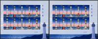 Briefmarken China PRC 2016-19 Leuchttürme Lighthouses II Seefahrt Kleinbogen 4851-4855 MNH -