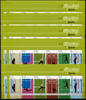 Briefmarken 10x Hongkong Sport Table Tennis Football Badminton Cycling Block 291 -
