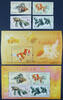 Briefmarken Hongkong 2005 Goldfische Gold Fish Fische Pesci 1290-93 Block 144-145 MNH -
