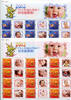 Briefmarken Hongkong 2012 Jahr des Drachen Year of the Dragon Baby 1724-1725 Kleinbögen MNH -