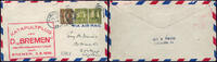 Briefmarken Katapult 1929 USA Brief Lancaster Dampfer Bremen nach England H 2 a / -