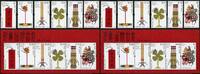 Briefmarken Hongkong 2018 Festtagsbräuche Glücksrad Einhorntanz 2178-2183 + Block MNH -