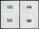 Briefmarken St Pierre und Miquelon 1969 Architektur Epreuve De Luxe 437-440 KW €150 -