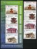 Briefmarken Mongolei Mongolia Architektur Tempel Theater Jurte Musik Oper Ballett MNH -