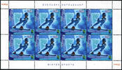 Briefmarken Armenien Armenia Wintersport Skifahren Winter Sports RSS 913 Kleinbogen MNH -