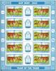 Briefmarken Mongolei 2022 Jahr des Tigers Chinesisches Neujahr Zodiac Kleinbogen MNH -