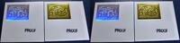 Briefmarken Mongolei Mongolia Olympiade Olympics Gold Silber Block 208-09 Proofs MNH/10 -