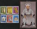 Briefmarken Mongolei 2022 Dschingis Khan Gemälde Kulturerbe Geschichte Genghis Khan MNH -