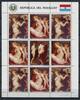 Briefmarken Paraguay Gemälde Paintings Weihnachten Rubens Christmas 4167 Kleinbogen MNH -