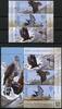 Briefmarken Kirgisien Kyrgyzstan Greifvögel Birds of Prey Jagd Falken Falcons MNH -