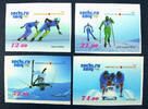 Briefmarken Kirgisien Kyrgyzstan 2014 Olympiade Olympics Sotchi Wintersport 770-773 B MNH -