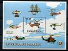 Briefmarken Paraguay Flugzeuge Hubschrauber Helicopter Luftfahrt Block 344 MNH -