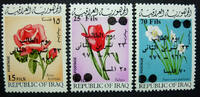 Briefmarken Irak Iraq 1971 Blumen Flowers Tag der Studenten Pflanzen Bildung 691-693 MNH -