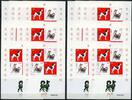 Briefmarken 10x China PRC 2018-1 Block 238 Jahr des Hundes Neujahr Zodiac Postfrisch MNH -