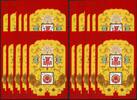 Briefmarken 10x China PRC Neujahr Jahr des Schweines Grußmarken Block Postfrisch MNH -