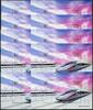 Briefmarken 10x China PRC 2017-29 Block Eisenbahn Train High-Speed Rail MNH -