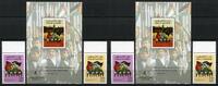 Briefmarken Palästina Palestine 2014 Solidarität Flaggen Solidarity 325-326 Block 49 MNH -