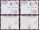 Briefmarken Kambodscha Khmere Erstflugbrief FFC RAC Phnom-Penh > Savannakhet Laos / 41 -