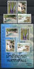 Briefmarken Laos Lao 2008 Wasserfälle Water Falls Landschaften 2080-2083 Block MNH -