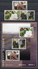 Briefmarken Laos Lao 2008 Baumwolle Pflanzen Plants Cotton 2066-2068 Block MNH -