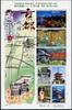 Briefmarken Japan Kyoto Wandbild Pagode Baum Maiko Gaststätten Gemälde 4673-4682 MNH -