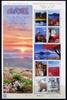 Briefmarken Japan Hokkaido im Herbst 13 Seen Uhr Tiere Bäume 5769-5778 Postfrisch MNH -