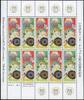 Briefmarken Japan Ikebana Blumen Schmetterling Ochsenkarren 4117-4118 Kleinbogen MNH -