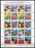 Briefmarken Japan Blüten Pflanzen Fukuoka Saga Nagasaki 3819-3828 Kleinbogen MNH -